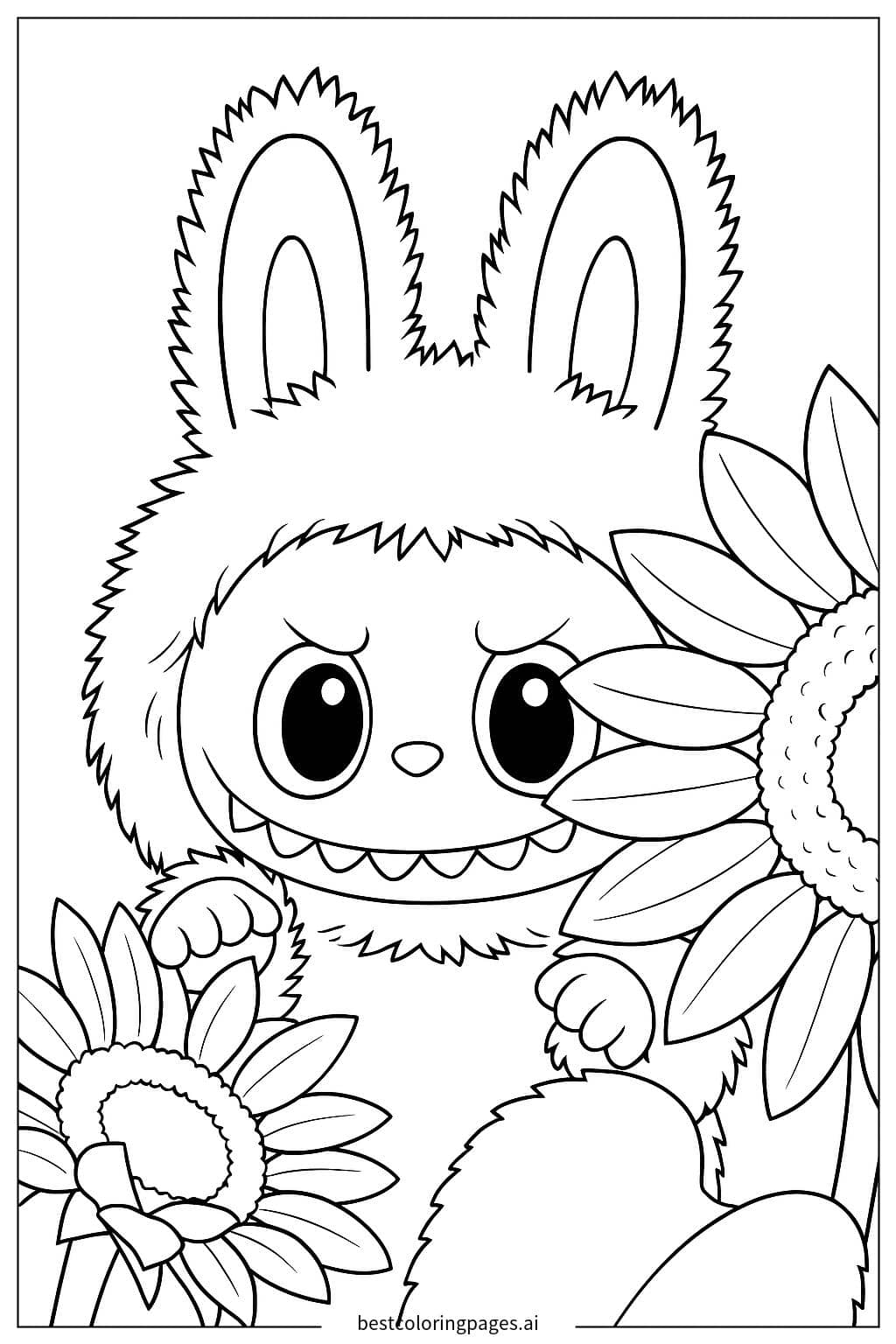 A Mischievous Creature Coloring Page
