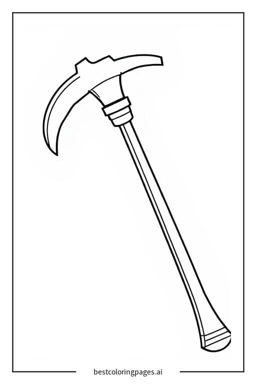Dibujos de Pico de Fortnite para Colorear