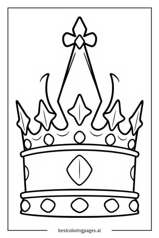 Dibujos de Corona de victoria de Fortnite para Colorear