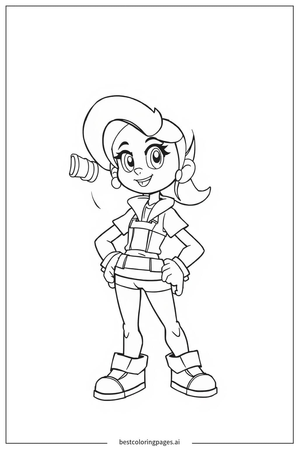 Desenhos de Jessie com Torreta para Colorir