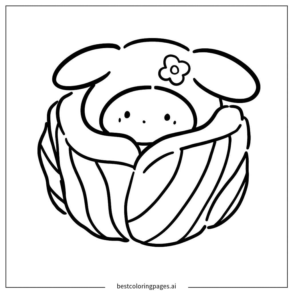 마이 멜로디 포옹 색칠공부