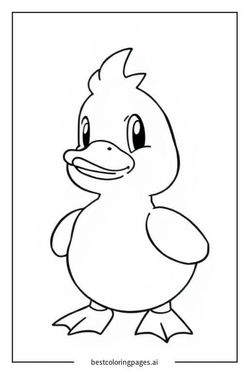 Coloriage Psykokwak confus