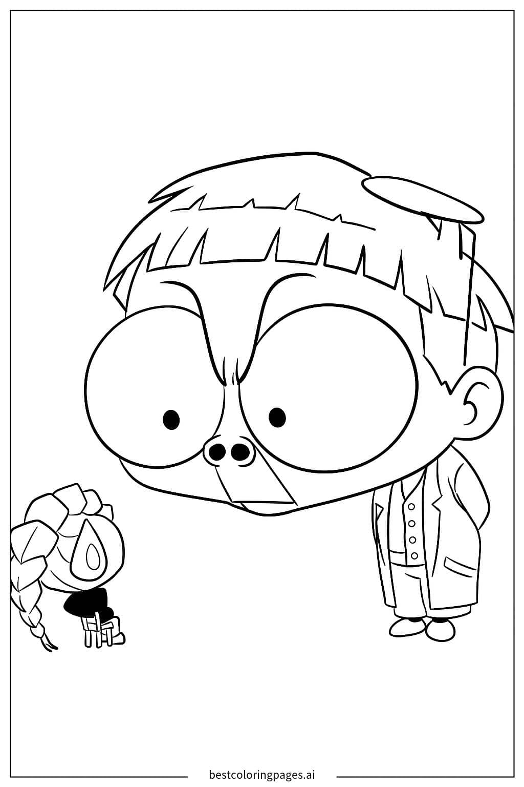 Dibujos de Rumi: Cazadora de Demonios Kpop para Colorear