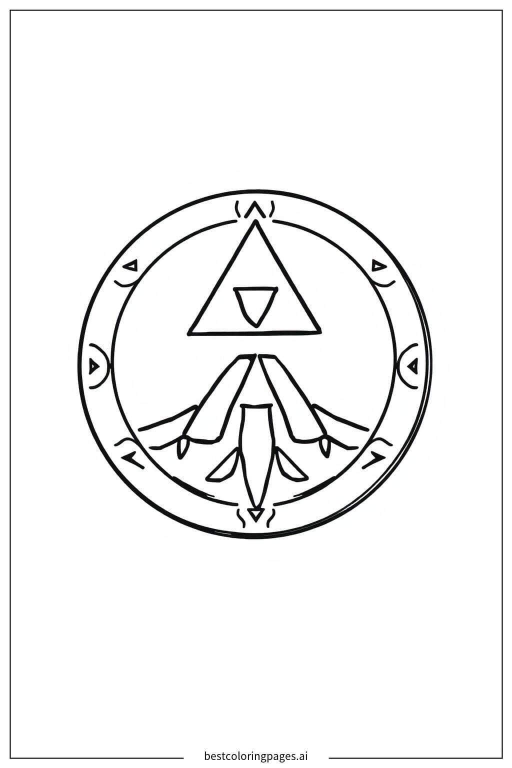 盧比硬幣 著色圖