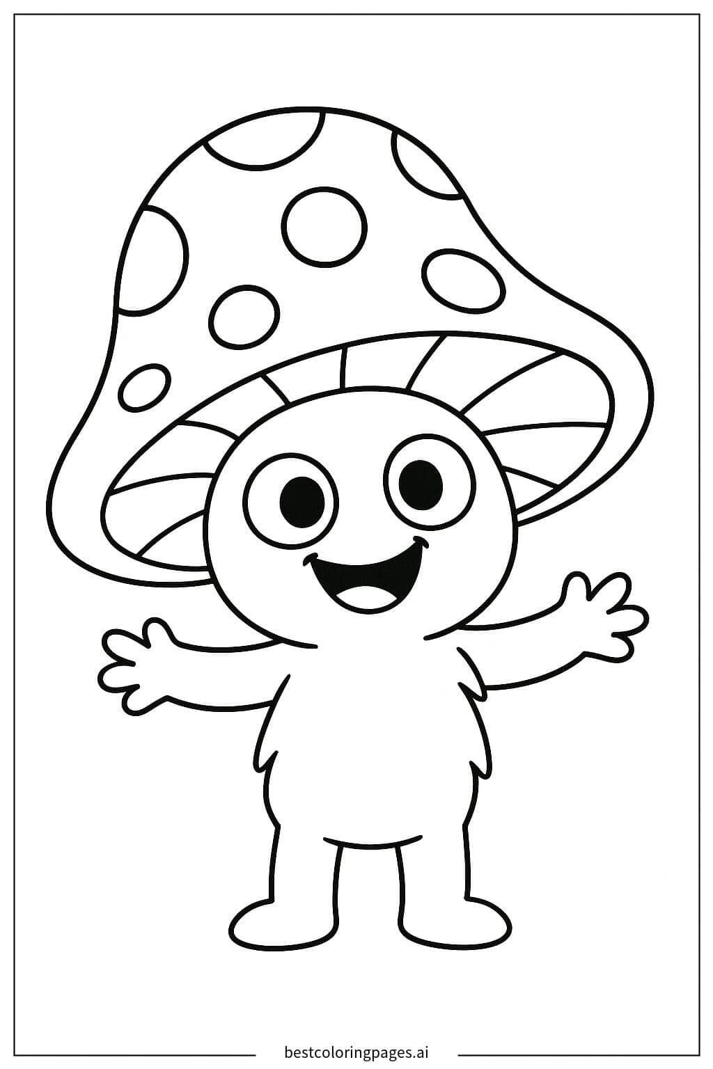 Dibujos de Sprunki con un Sombrero Divertido para Colorear