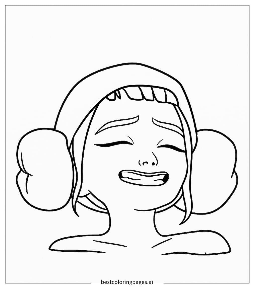Zoey and the Kpop Demon Hunters Coloring Page