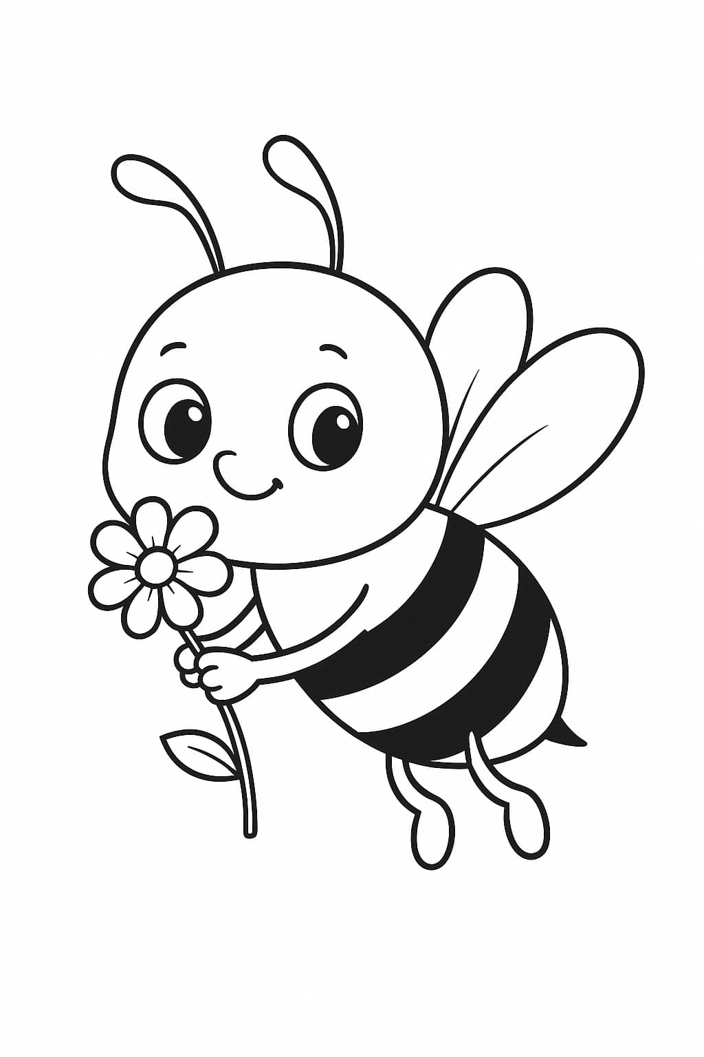 Bee Coloring Pages