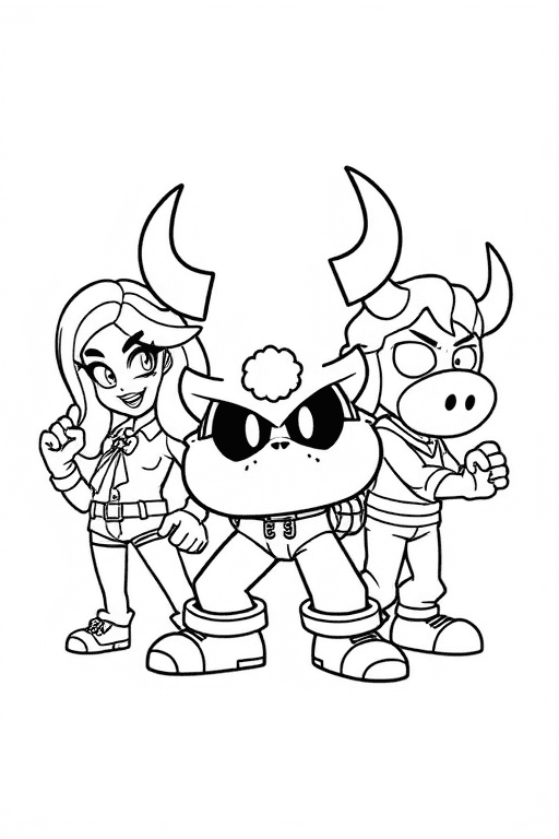 Brawl Stars Coloring Pages