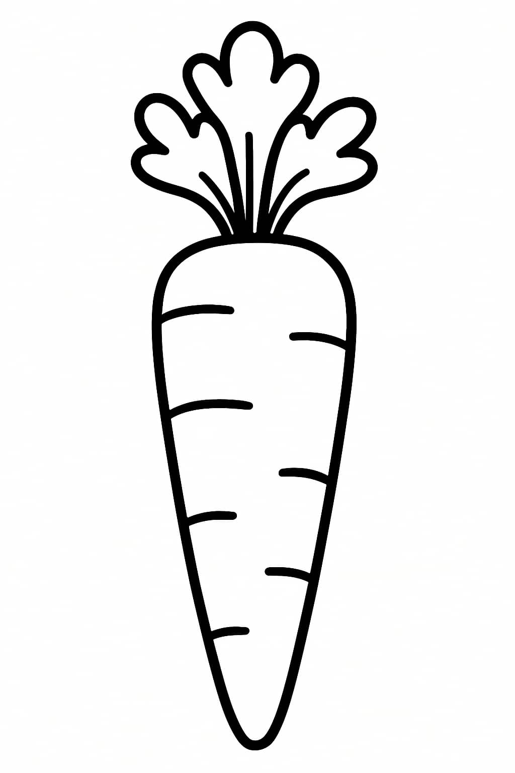 Carrot Coloring Pages