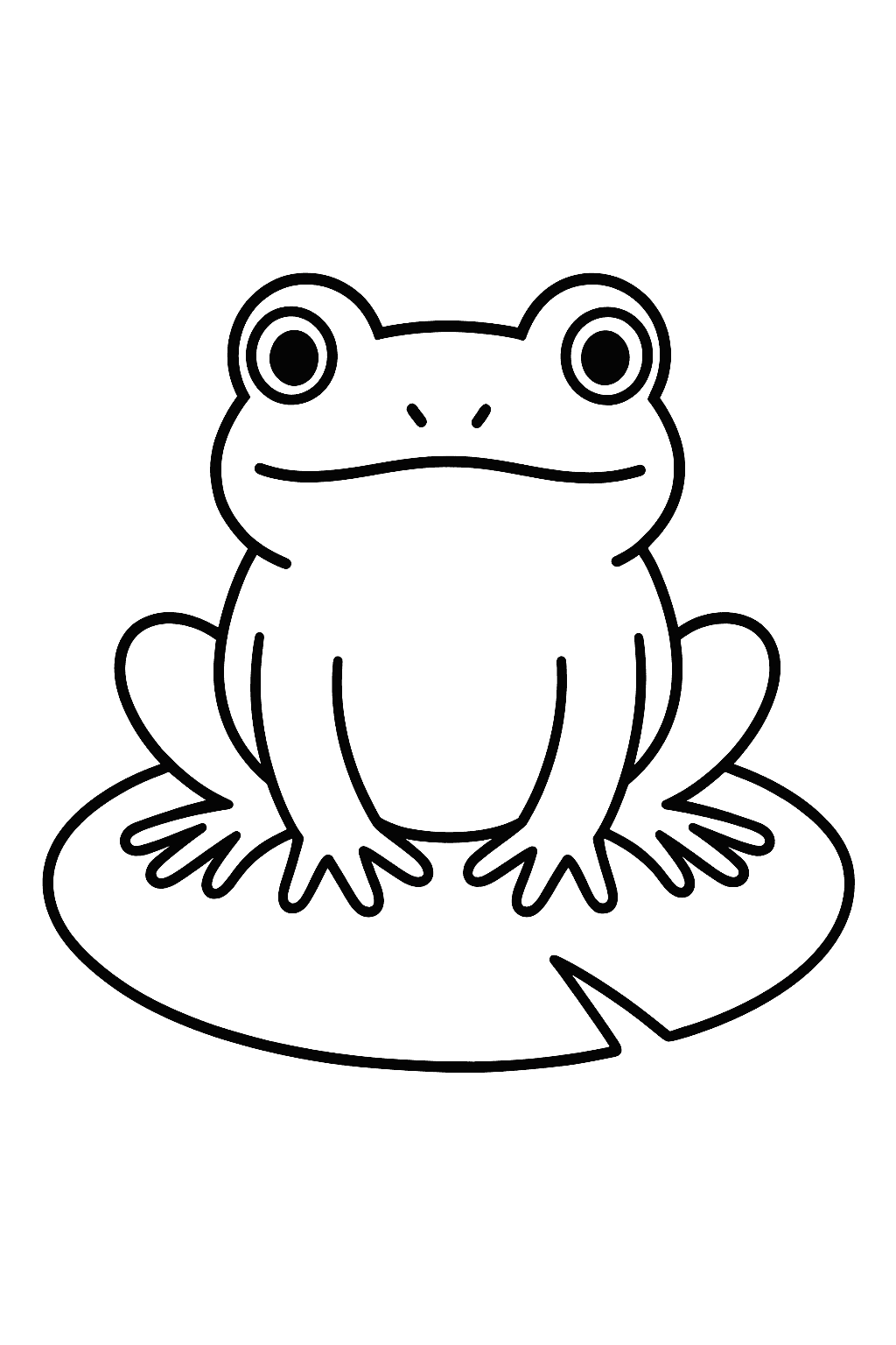 Gambar Mewarnai katak