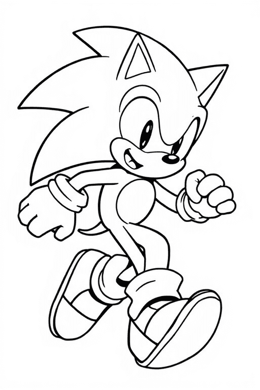 sonic the hedgehog Coloring Pages