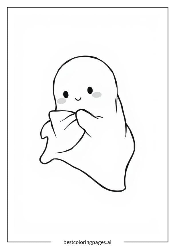 A Cozy Ghost in a Blanket