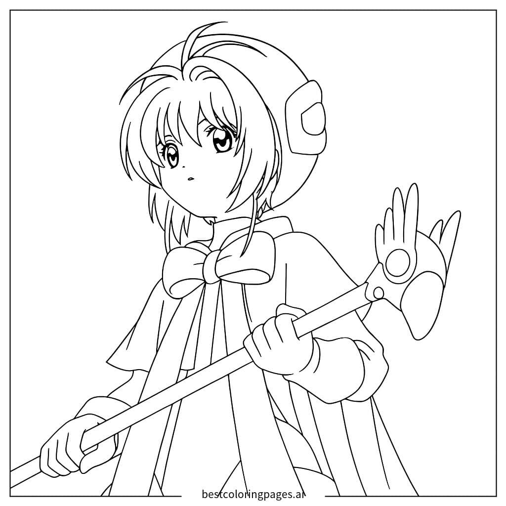 Девочка с посохом