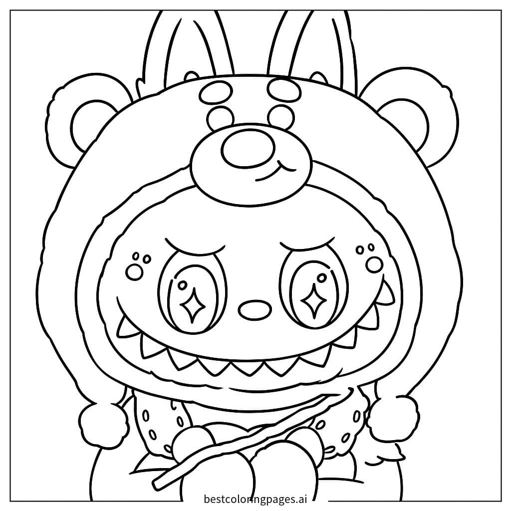 调皮的Labubu