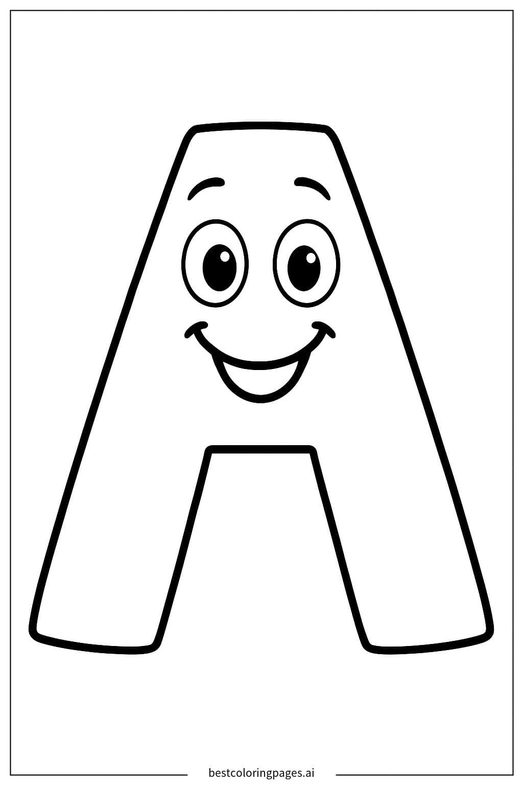 A Cheerful Letter A