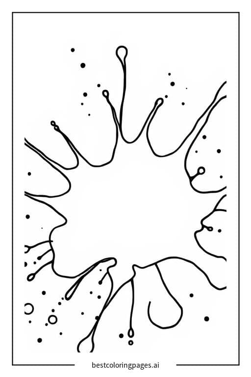Disegni di Schizzo di colore astratto da Colorare