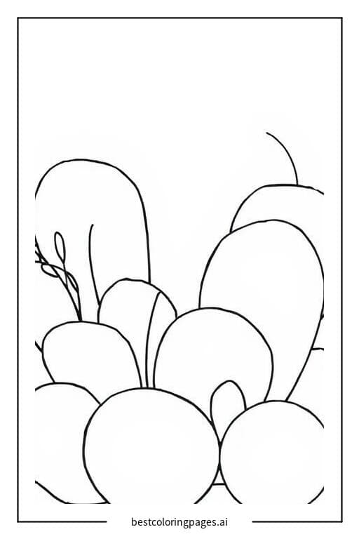Disegni di Forme astratte con colori contrastanti da Colorare