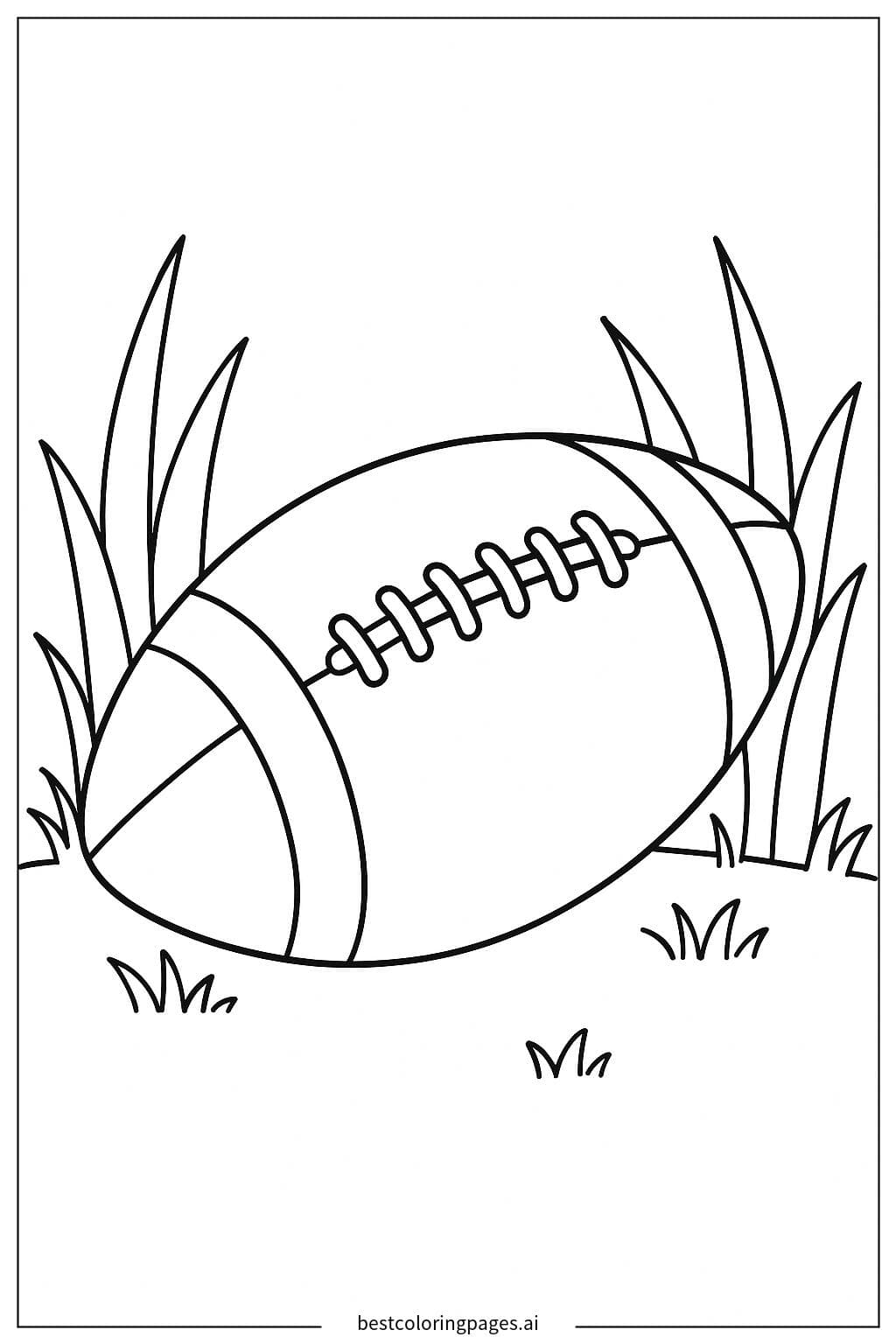 American Football on Grass