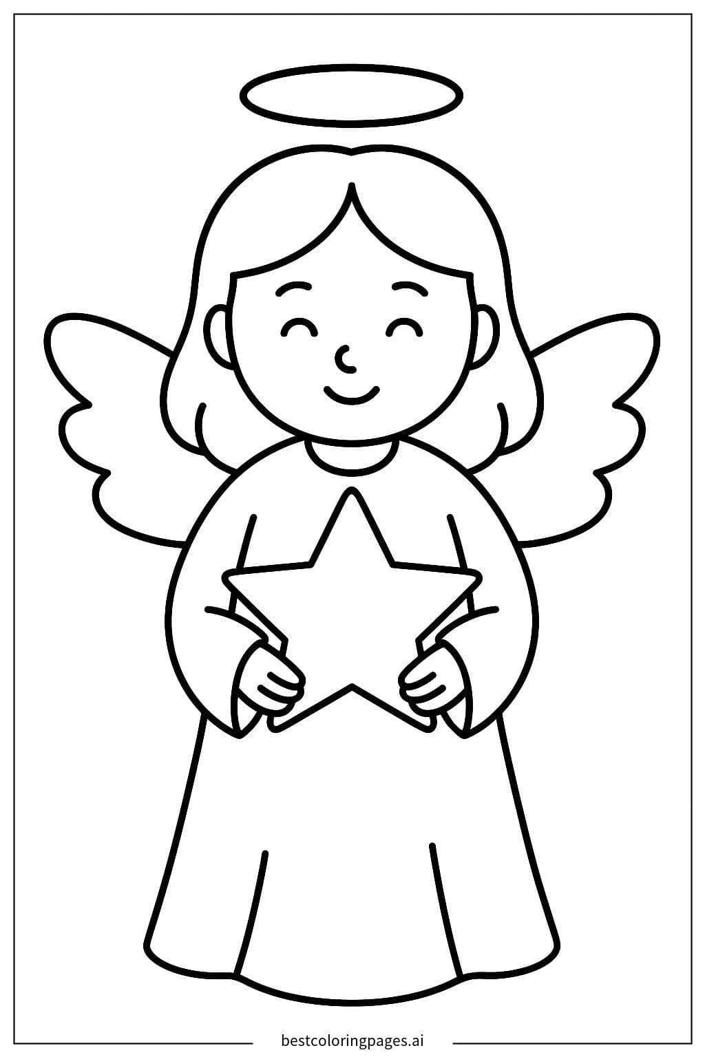 Angel Holding a Star