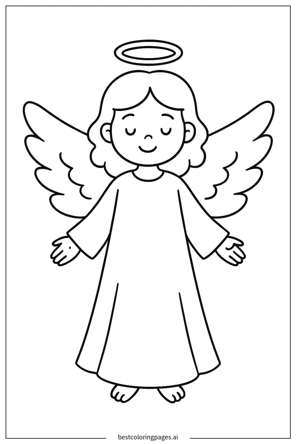 张开翅膀的天使