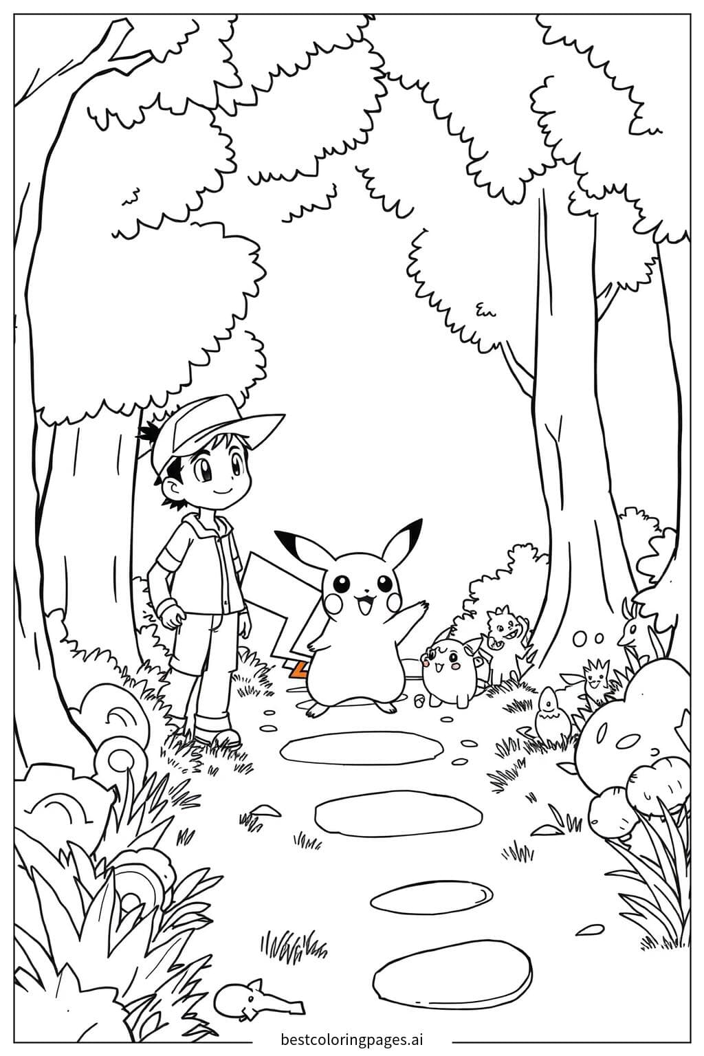 Avventura di Ash e Pikachu