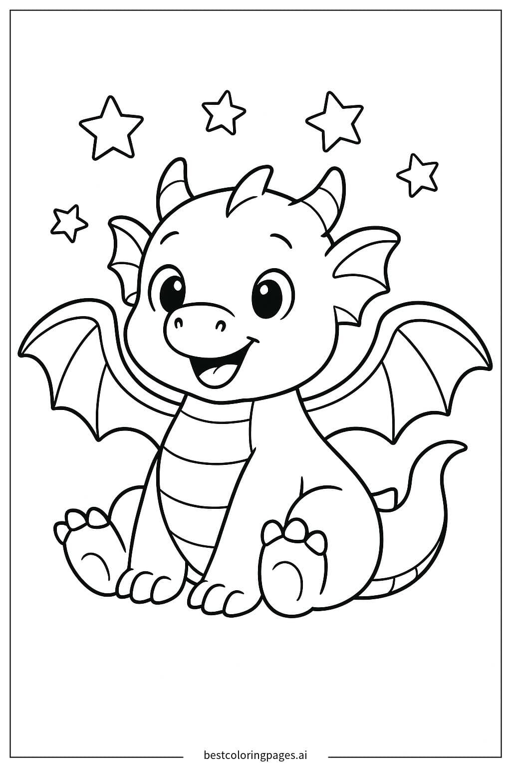 Petit Dragon Assis