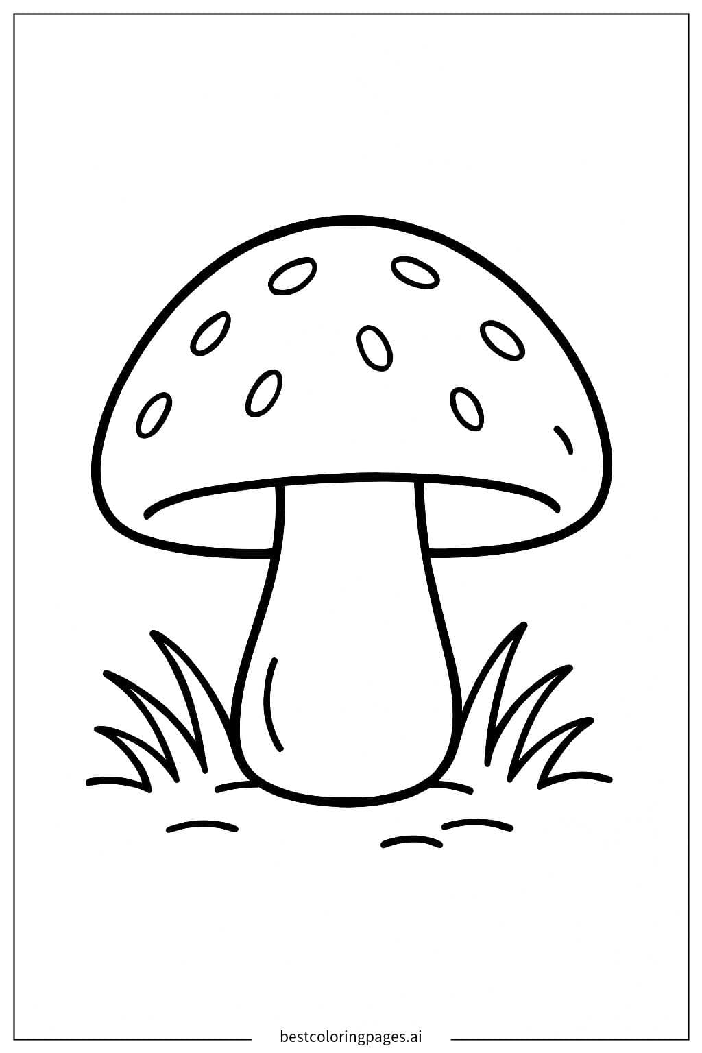 Baby Mushroom Sprouting