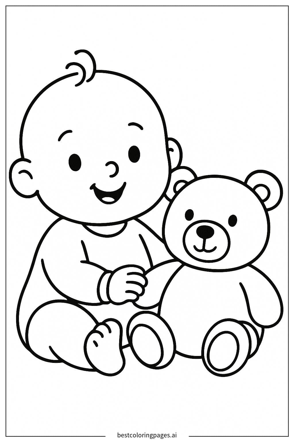 Baby and Teddy Bear