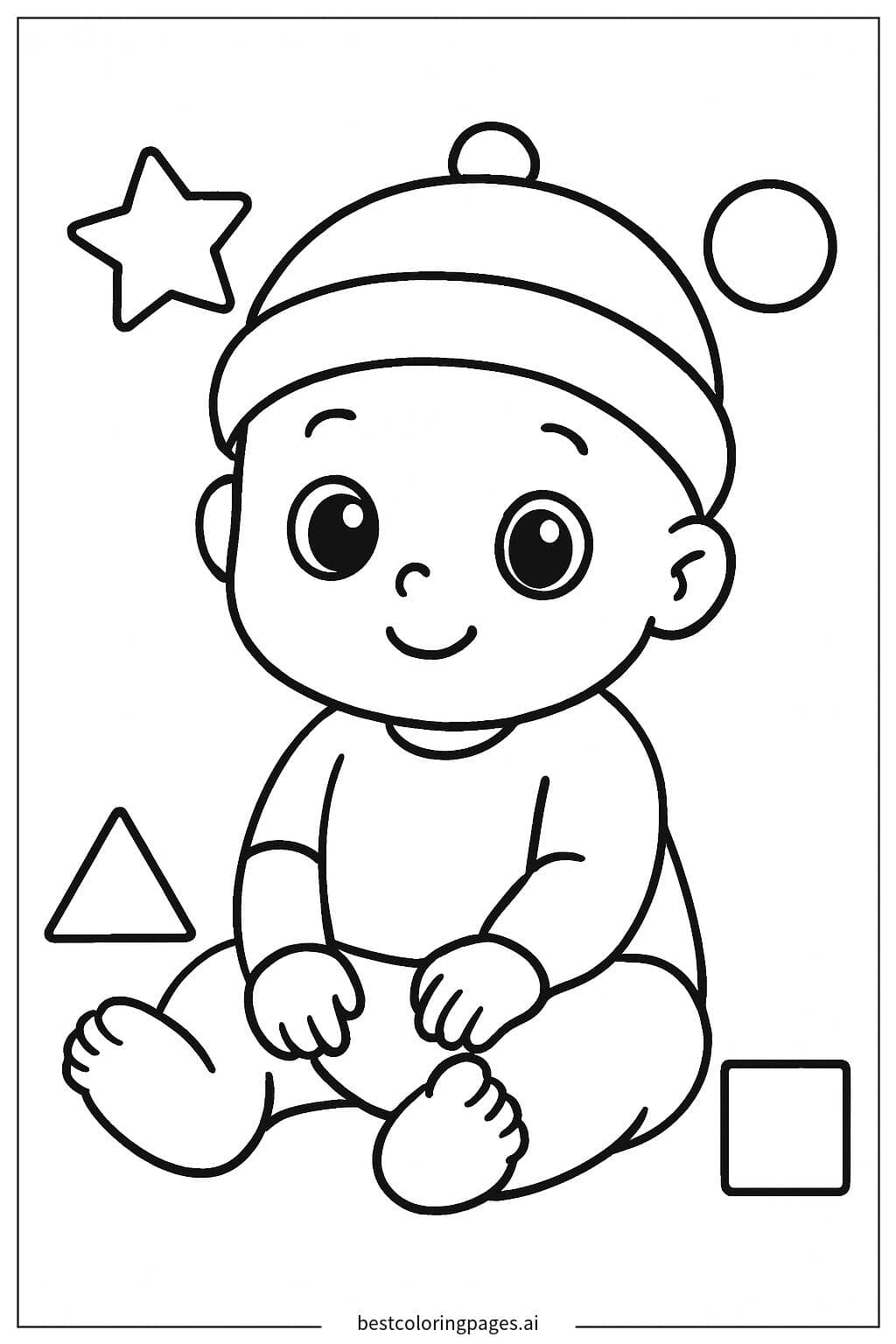 Adorable Baby with a Charming Hat