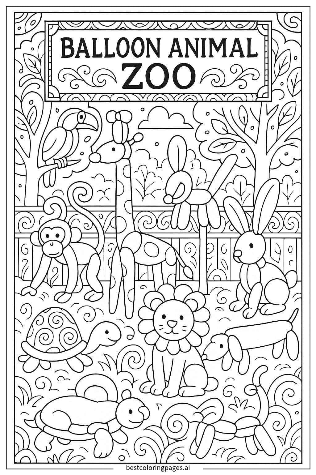 Zoológico de Animales de Globos