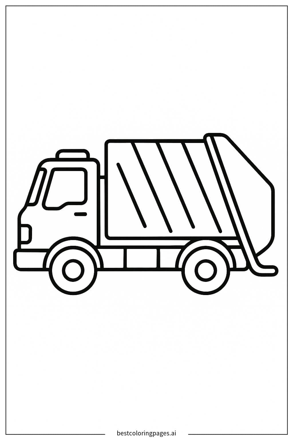 Garbage Truck Coloring Adventure
