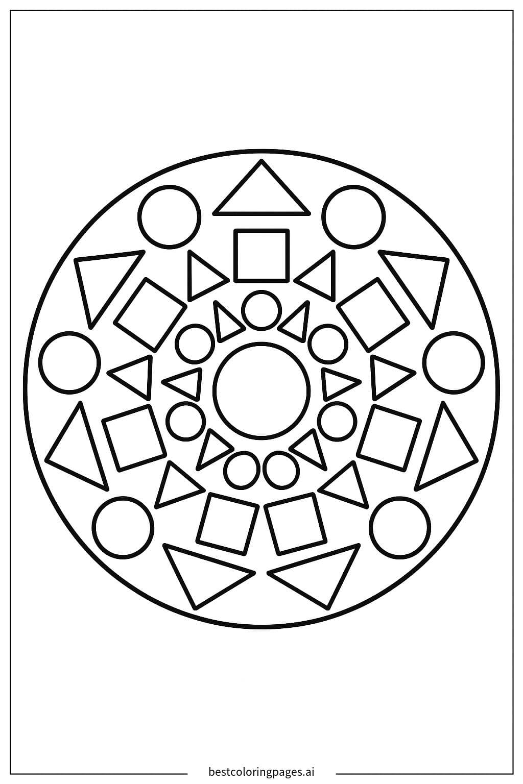 Basic Geometric Mandala