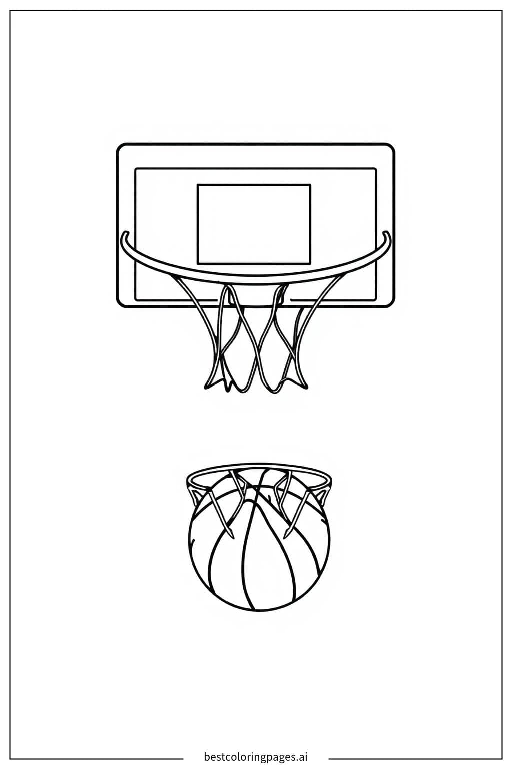 Basketball Hoop and Net