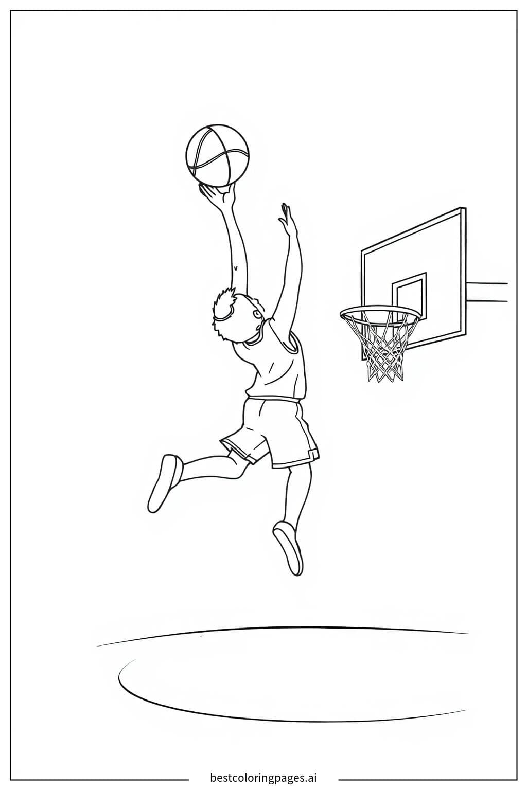籃球運動員投籃
