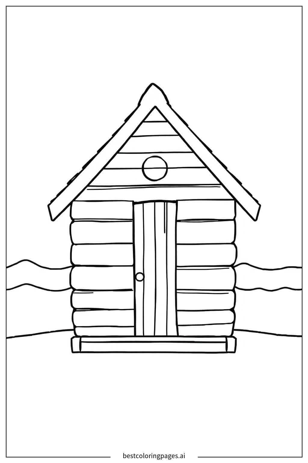 Cabana de Praia à Beira do Oceano