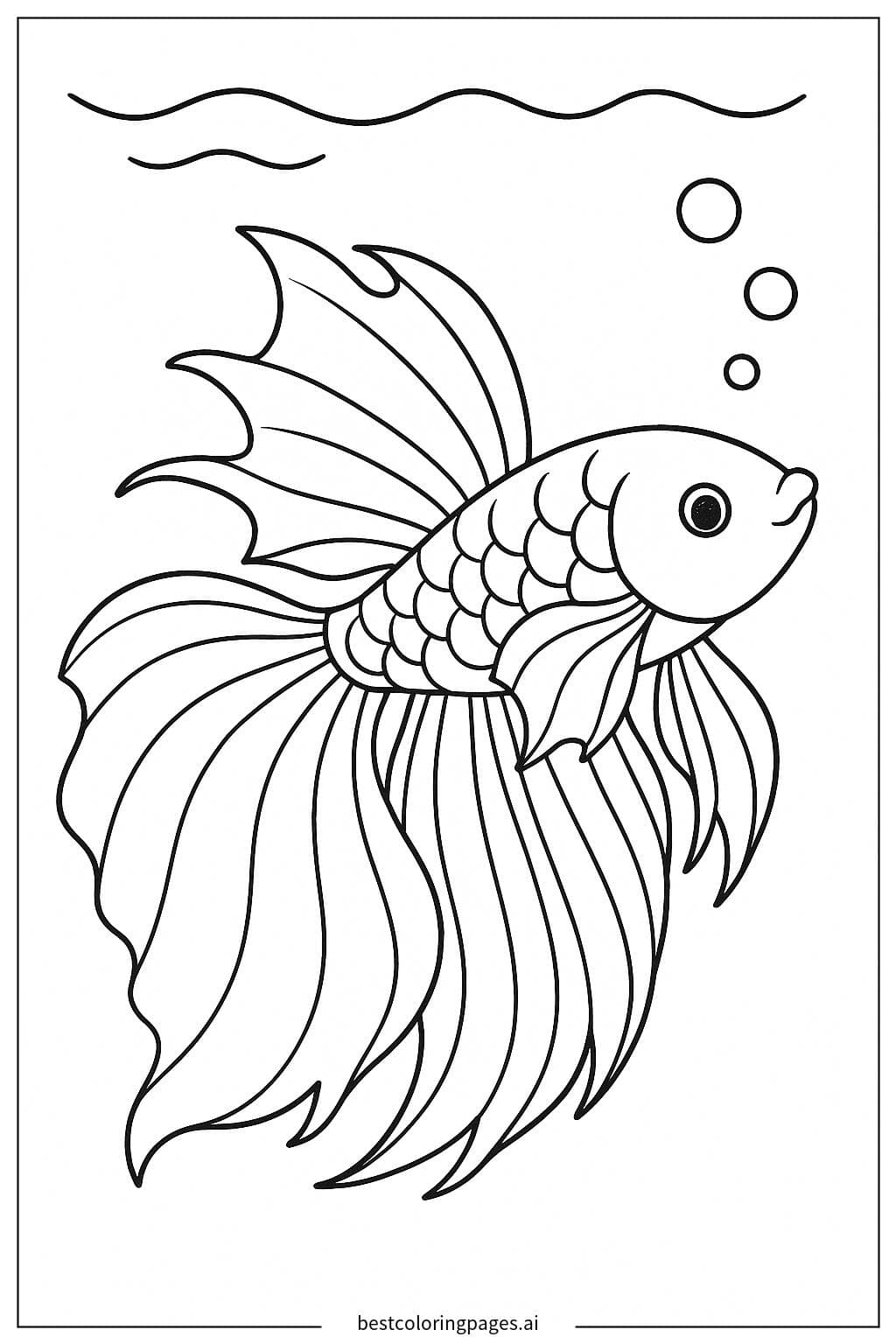 Pesce Betta Fluttuante