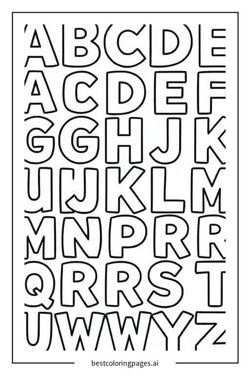 Big and Small Alphabet Letters