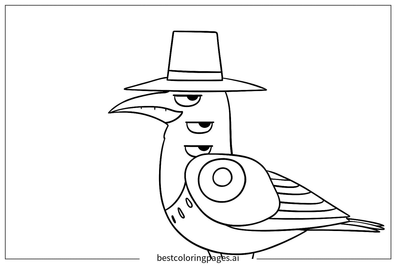 Pájaro con tres ojos