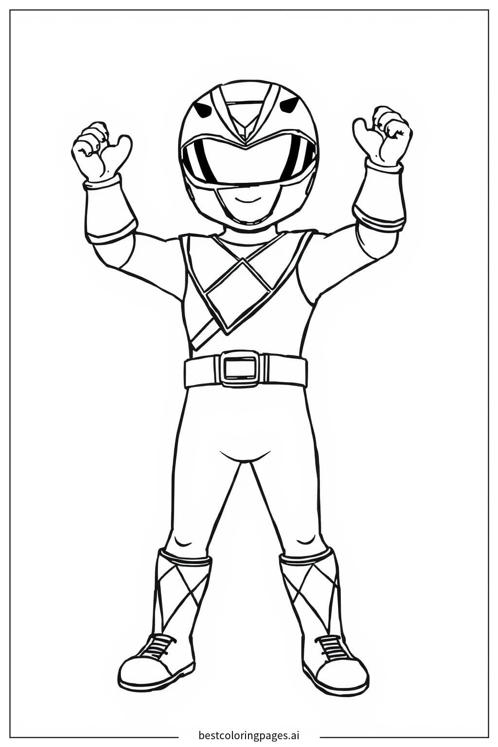 Blue Ranger pronto per l'azione