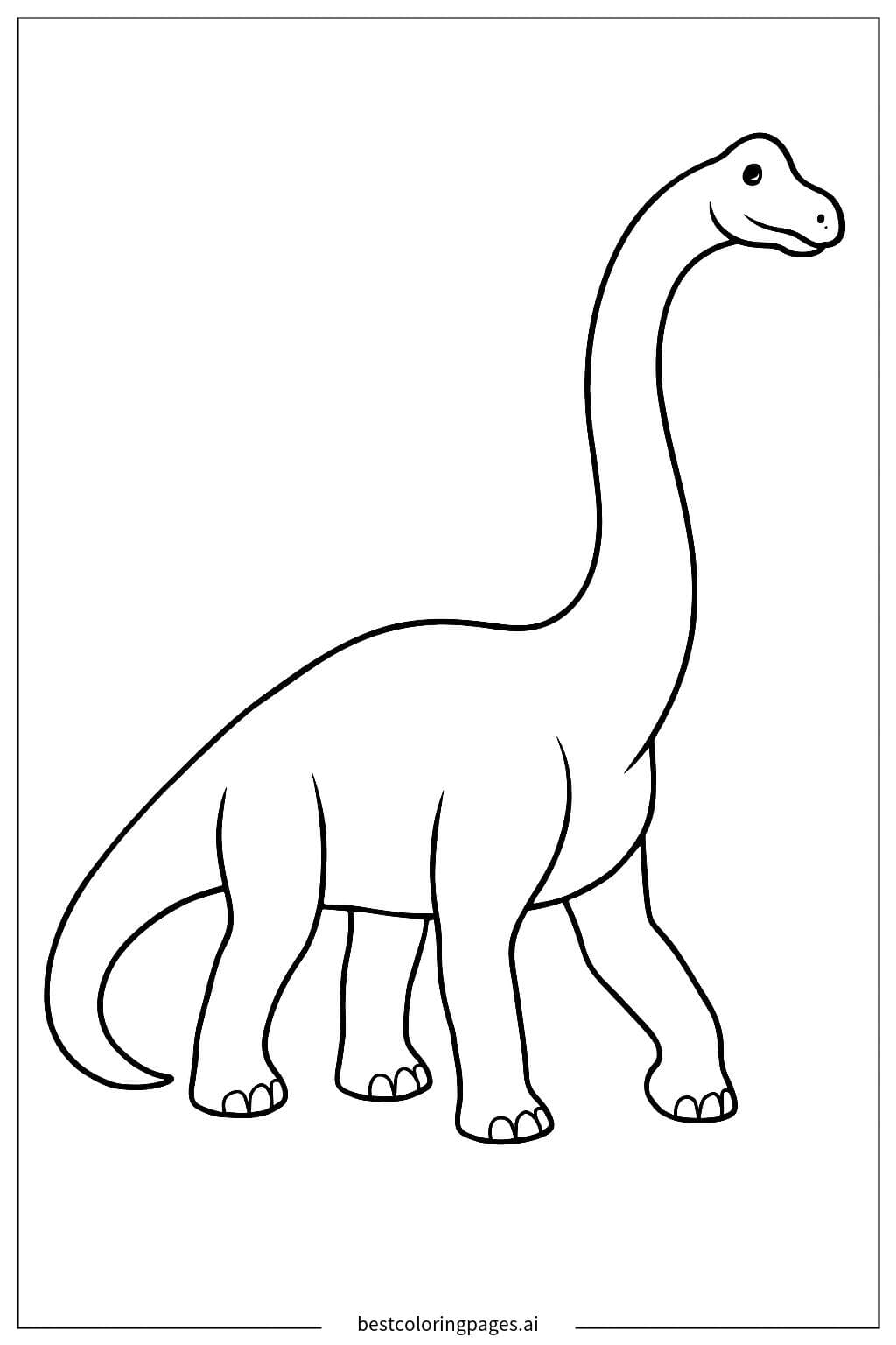 Brachiosaurus Walking Pose