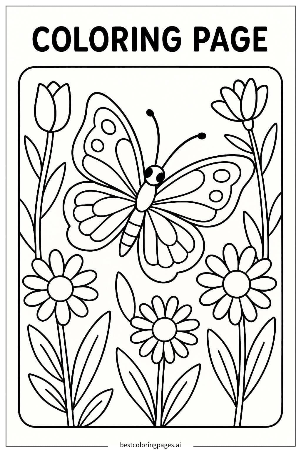 Borboleta no jardim