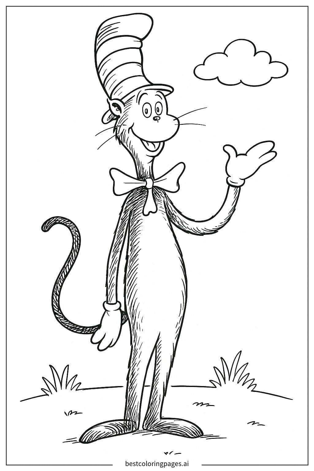 Cat in the Hat: Standing Tall