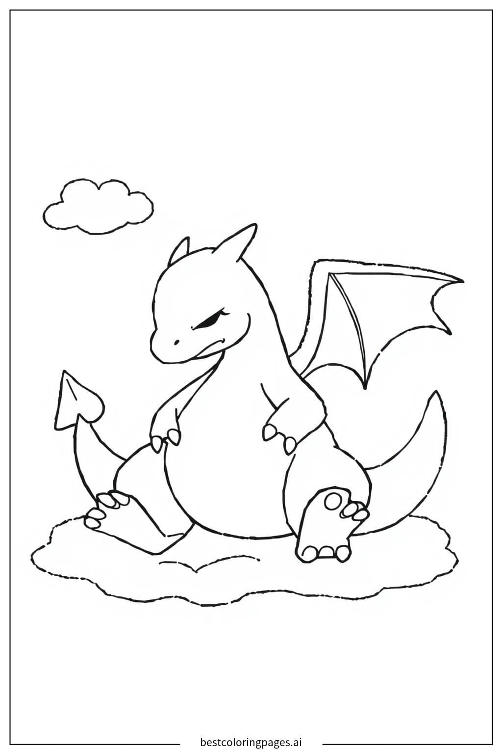 Charizard Sedang Tidur