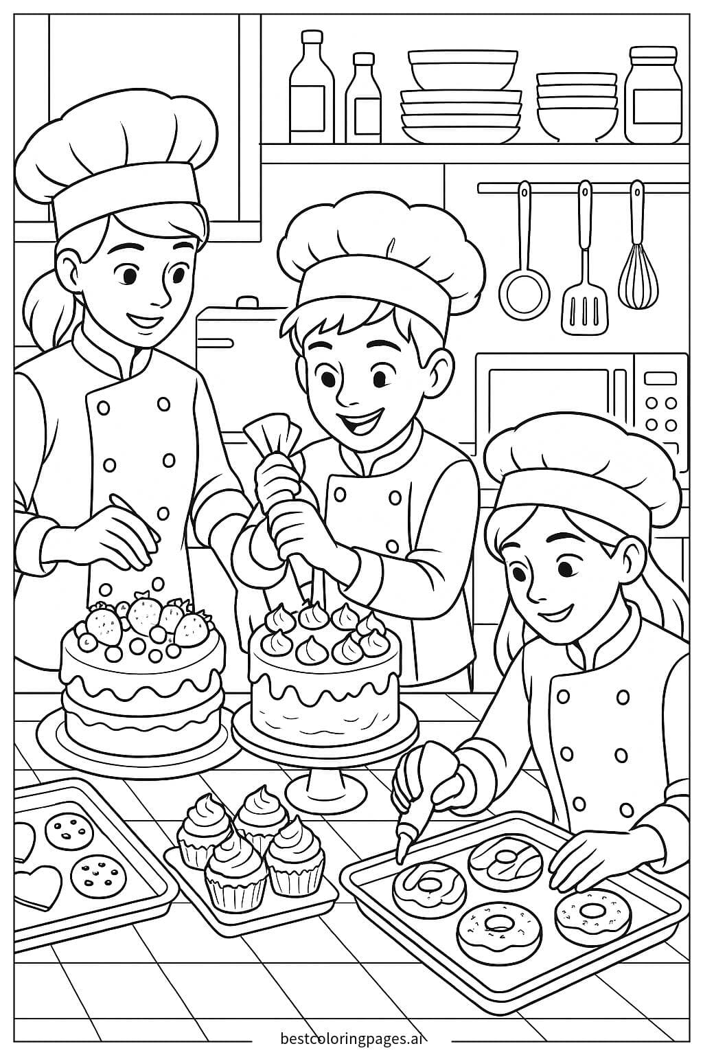 Chef che Preparano Dolci