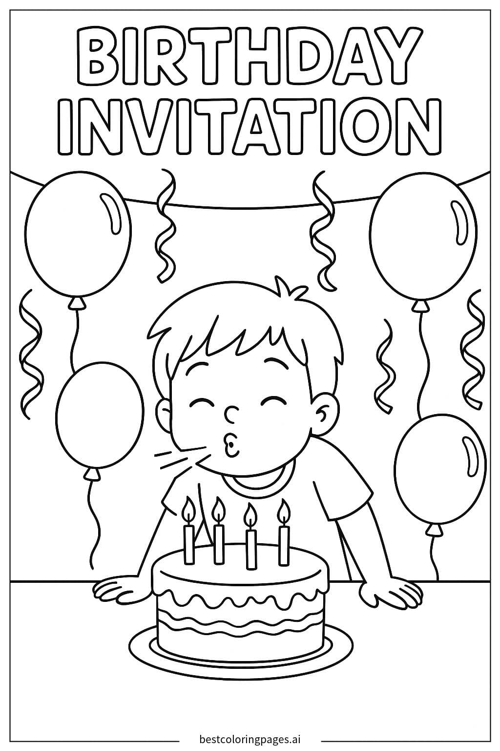 Kids Blowing Out Birthday Candles