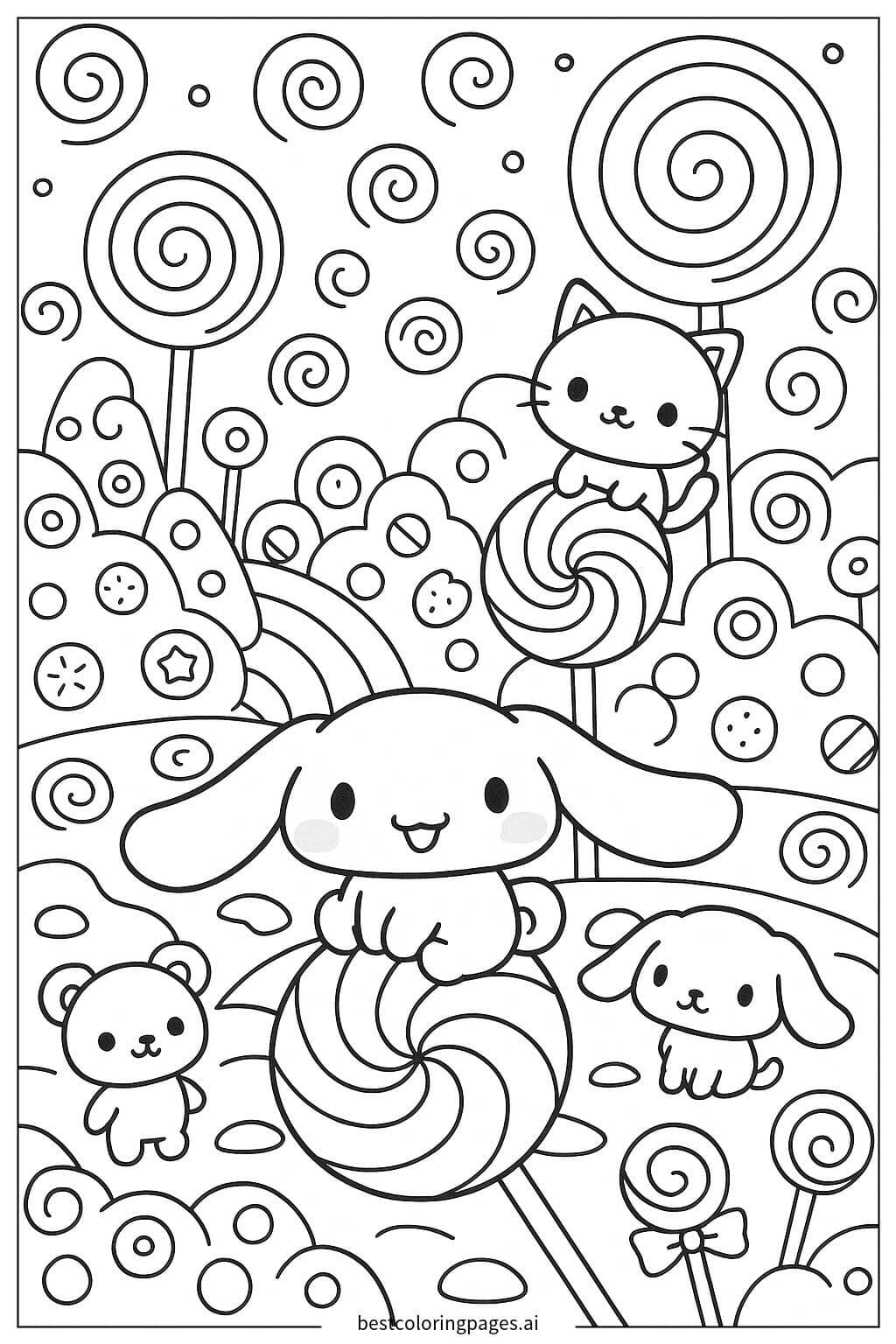 Cinnamoroll and Friends in Candy Land