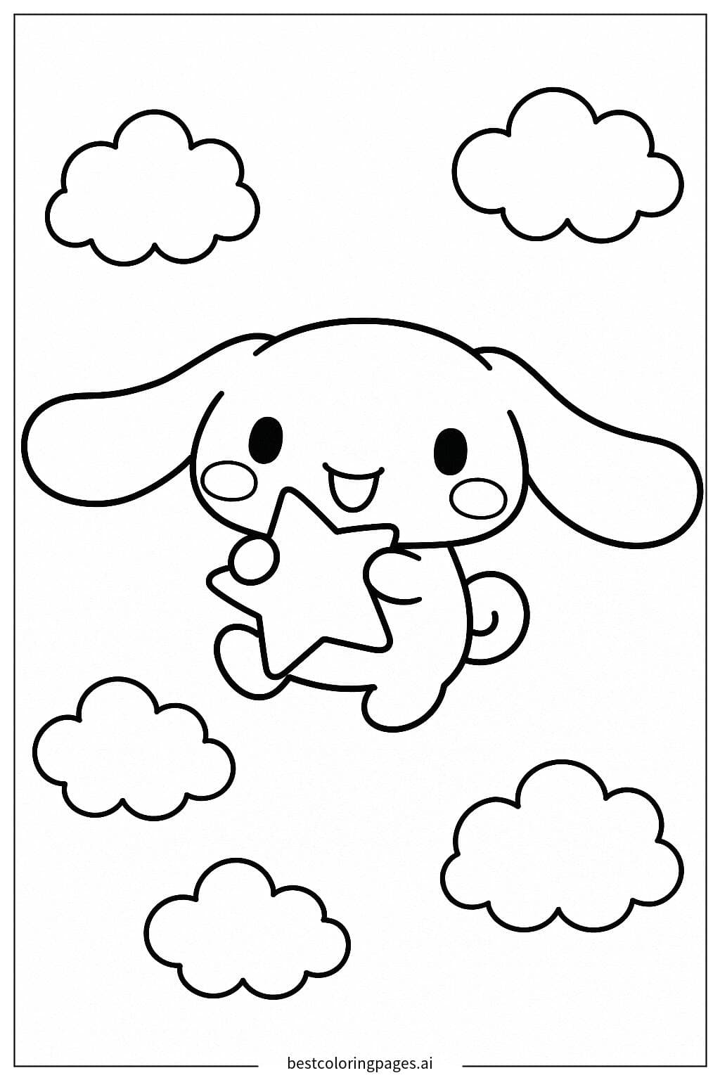 Cinnamoroll Holding a Star