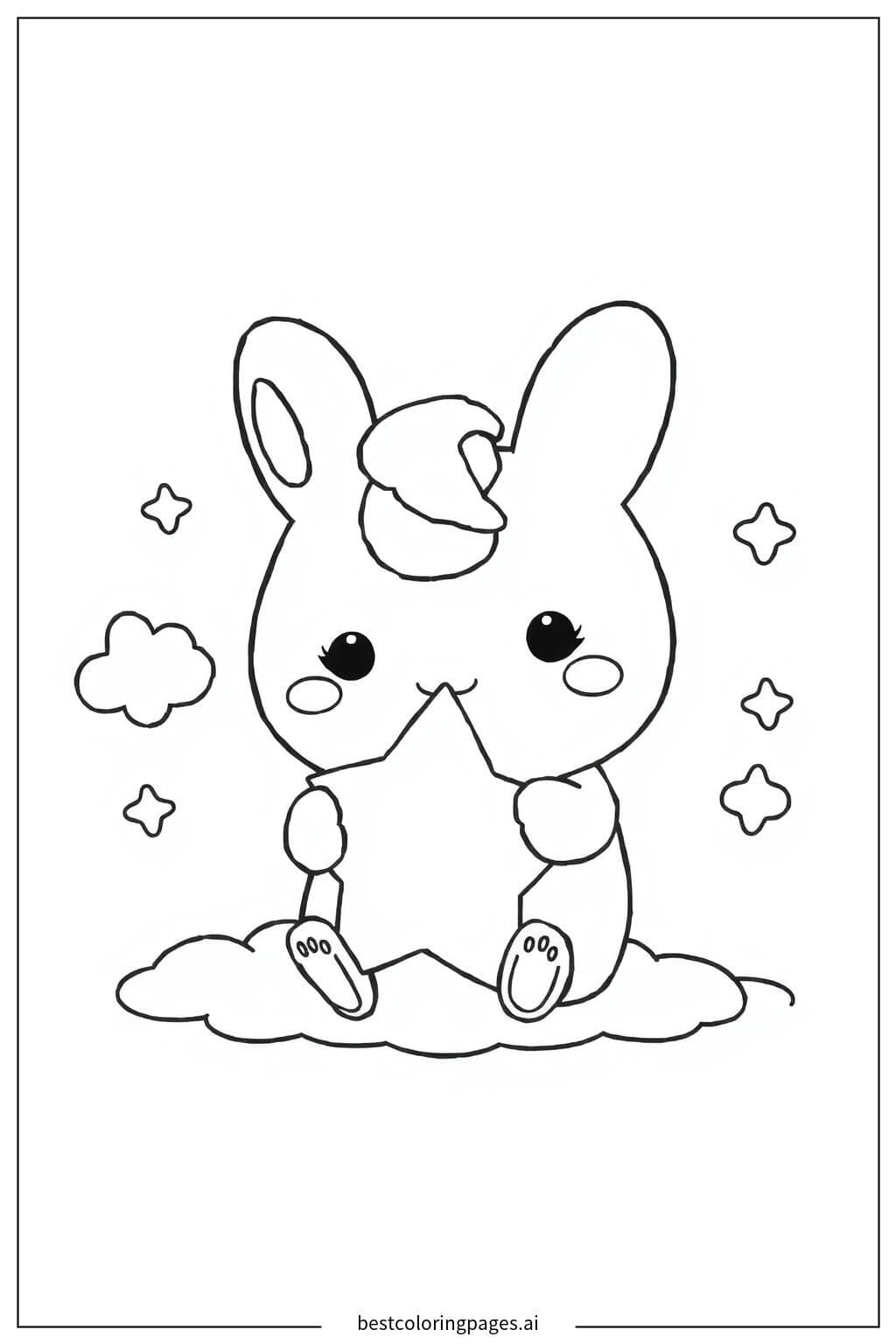 Cinnamoroll com uma Estrela