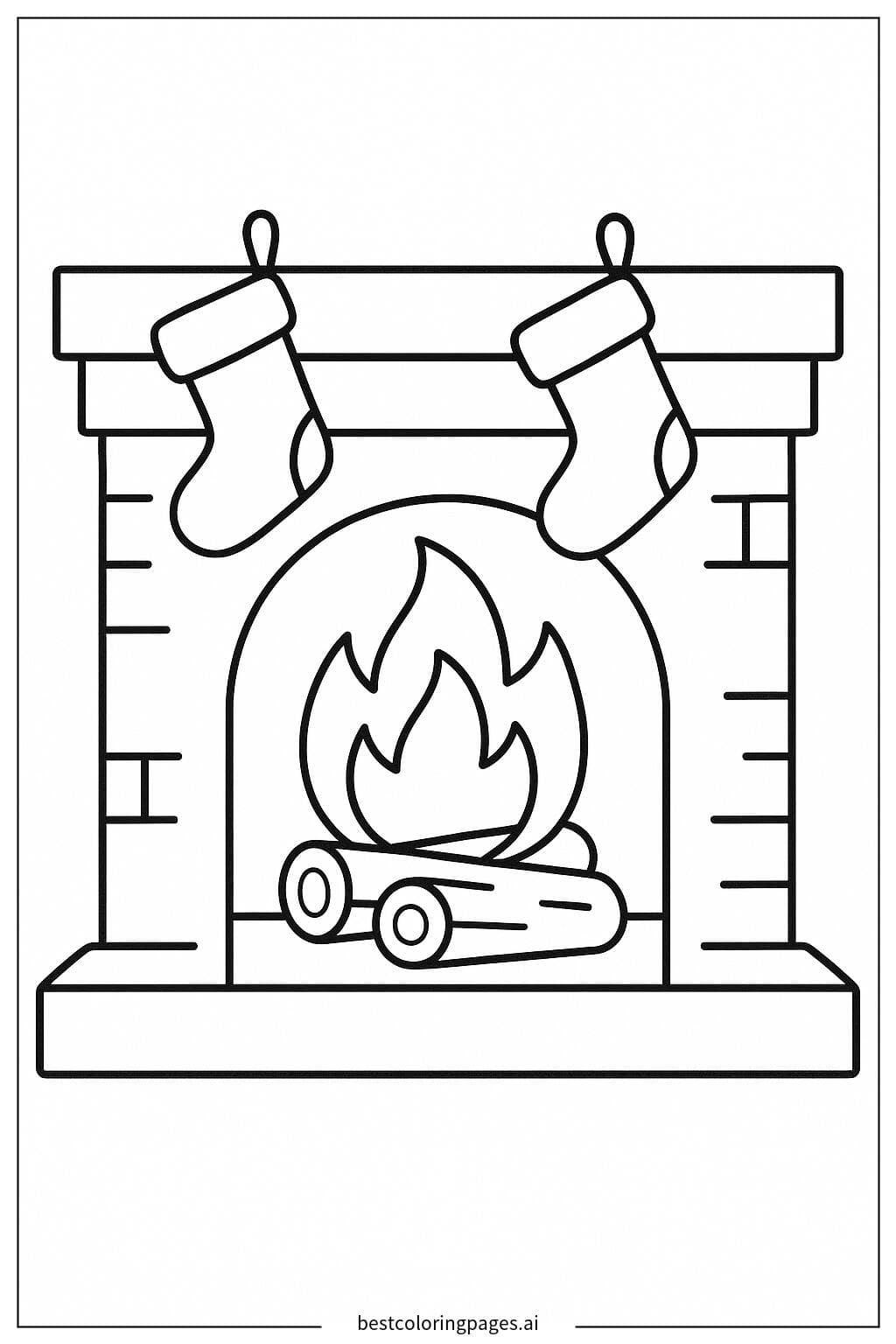 Warm and Inviting Fireplace