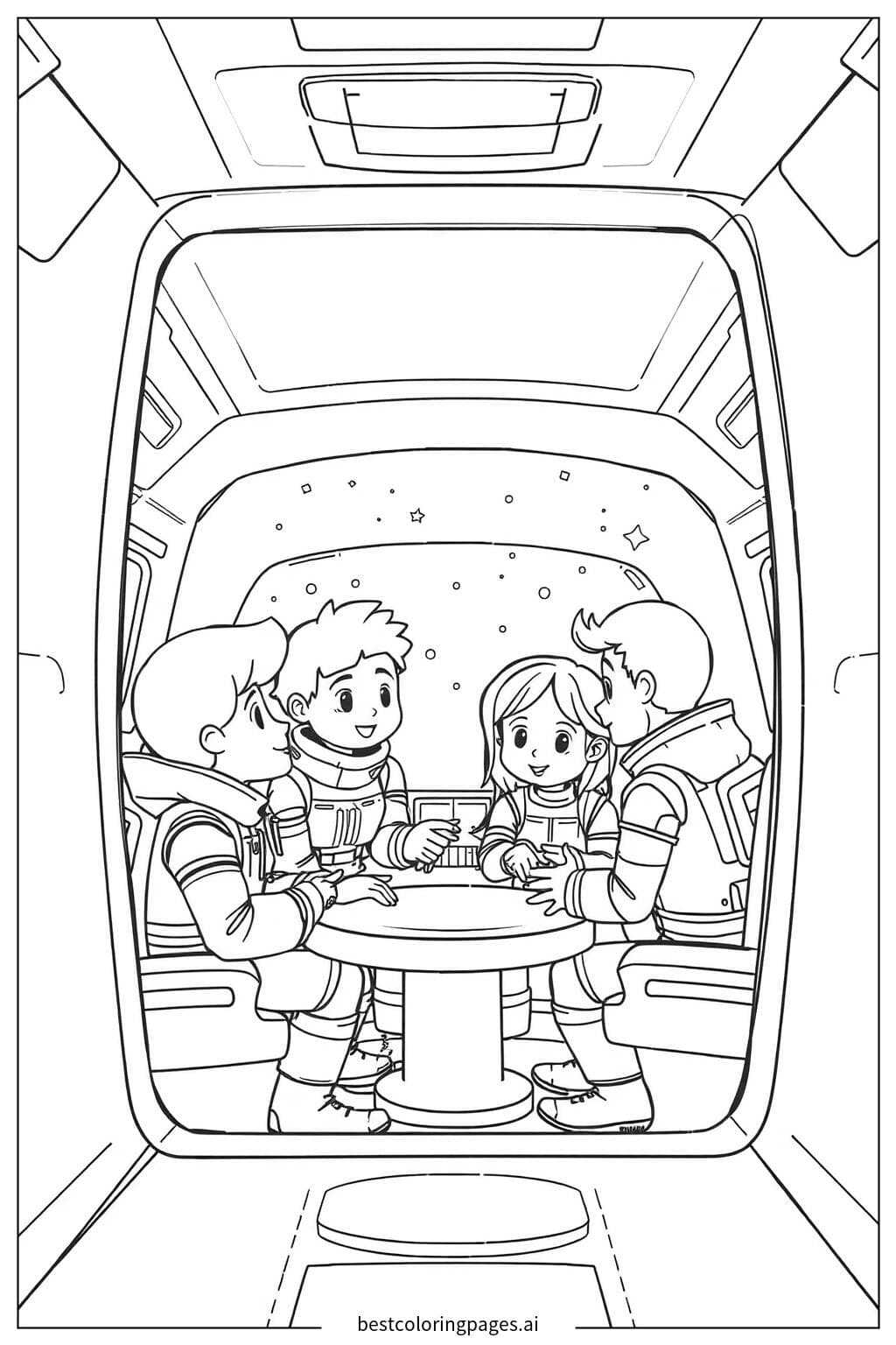 Crewmates Discussing Their Mission